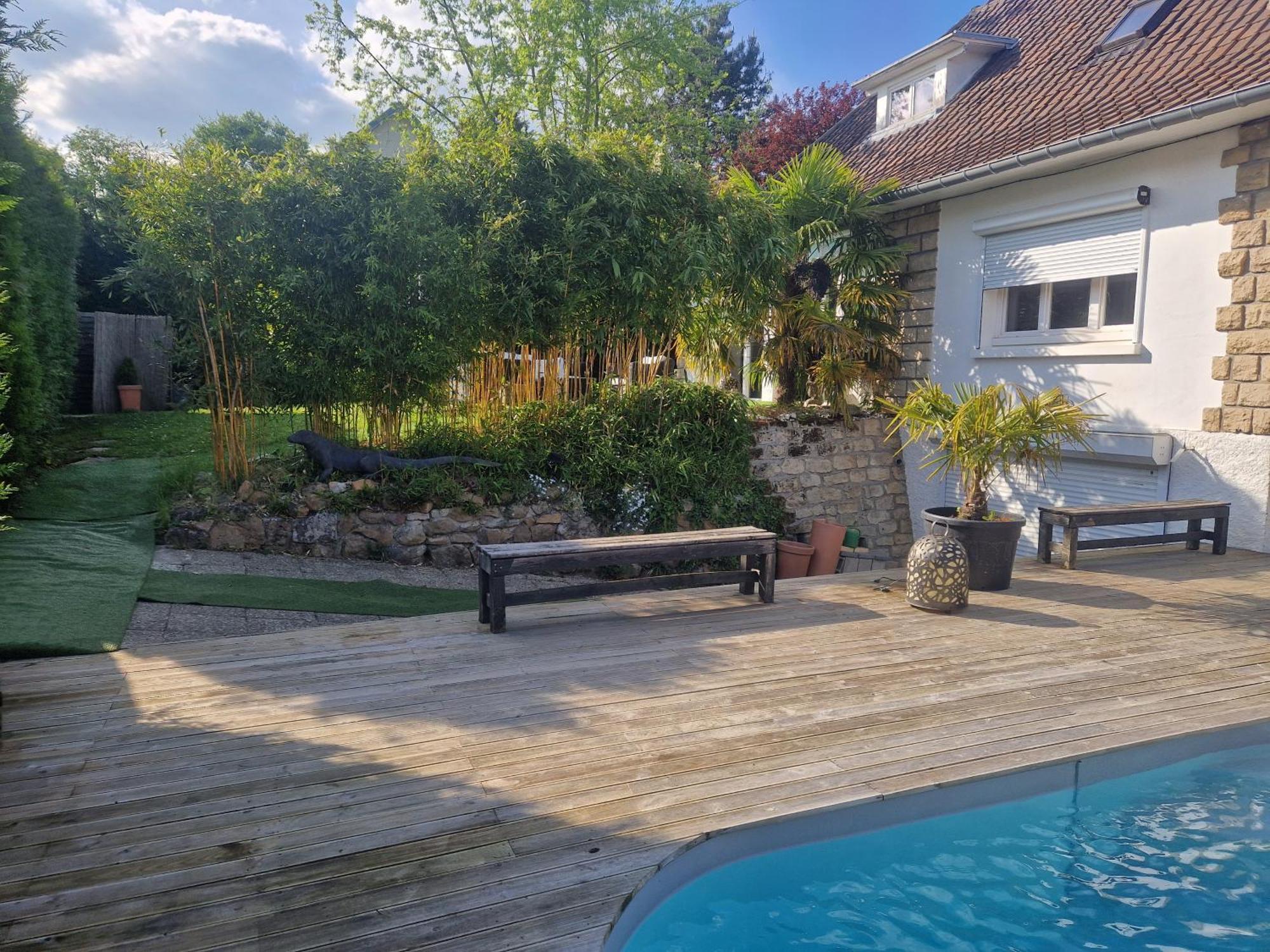 La Serenite Balinaise, Chambre Et Sdb Privee, Jardin , Piscine Et Jacuzzi En Saison, Pres De Chantilly, Parc Asterix Et Cdg Et Paris En 20' Orry-La-Ville Εξωτερικό φωτογραφία