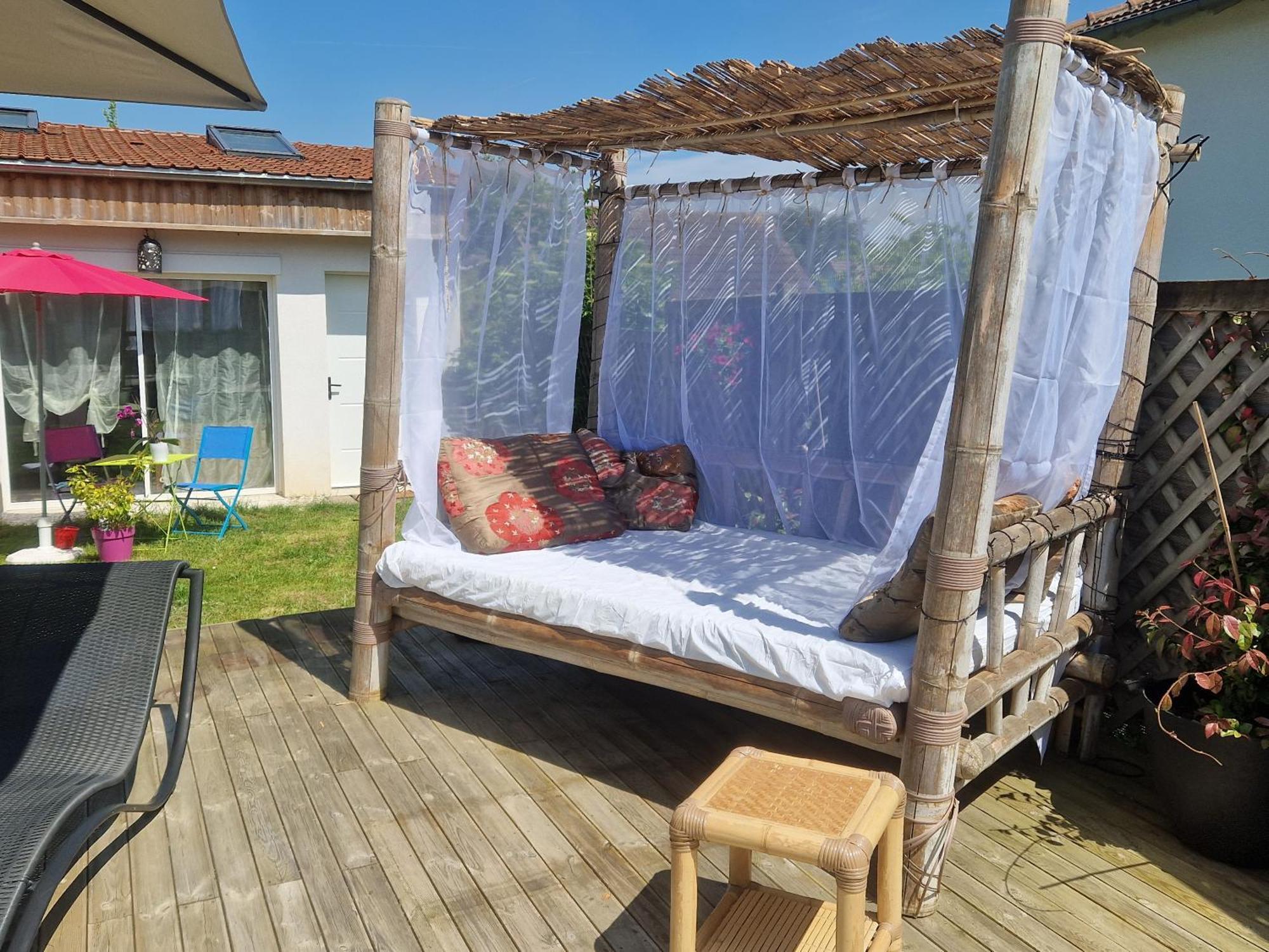 La Serenite Balinaise, Chambre Et Sdb Privee, Jardin , Piscine Et Jacuzzi En Saison, Pres De Chantilly, Parc Asterix Et Cdg Et Paris En 20' Orry-La-Ville Εξωτερικό φωτογραφία