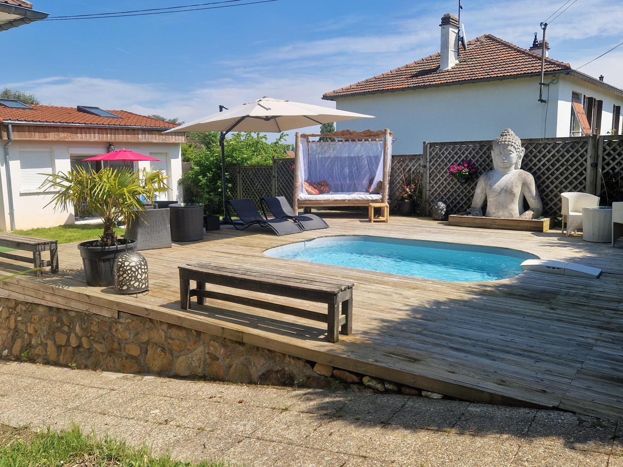 La Serenite Balinaise, Chambre Et Sdb Privee, Jardin , Piscine Et Jacuzzi En Saison, Pres De Chantilly, Parc Asterix Et Cdg Et Paris En 20' Orry-La-Ville Εξωτερικό φωτογραφία