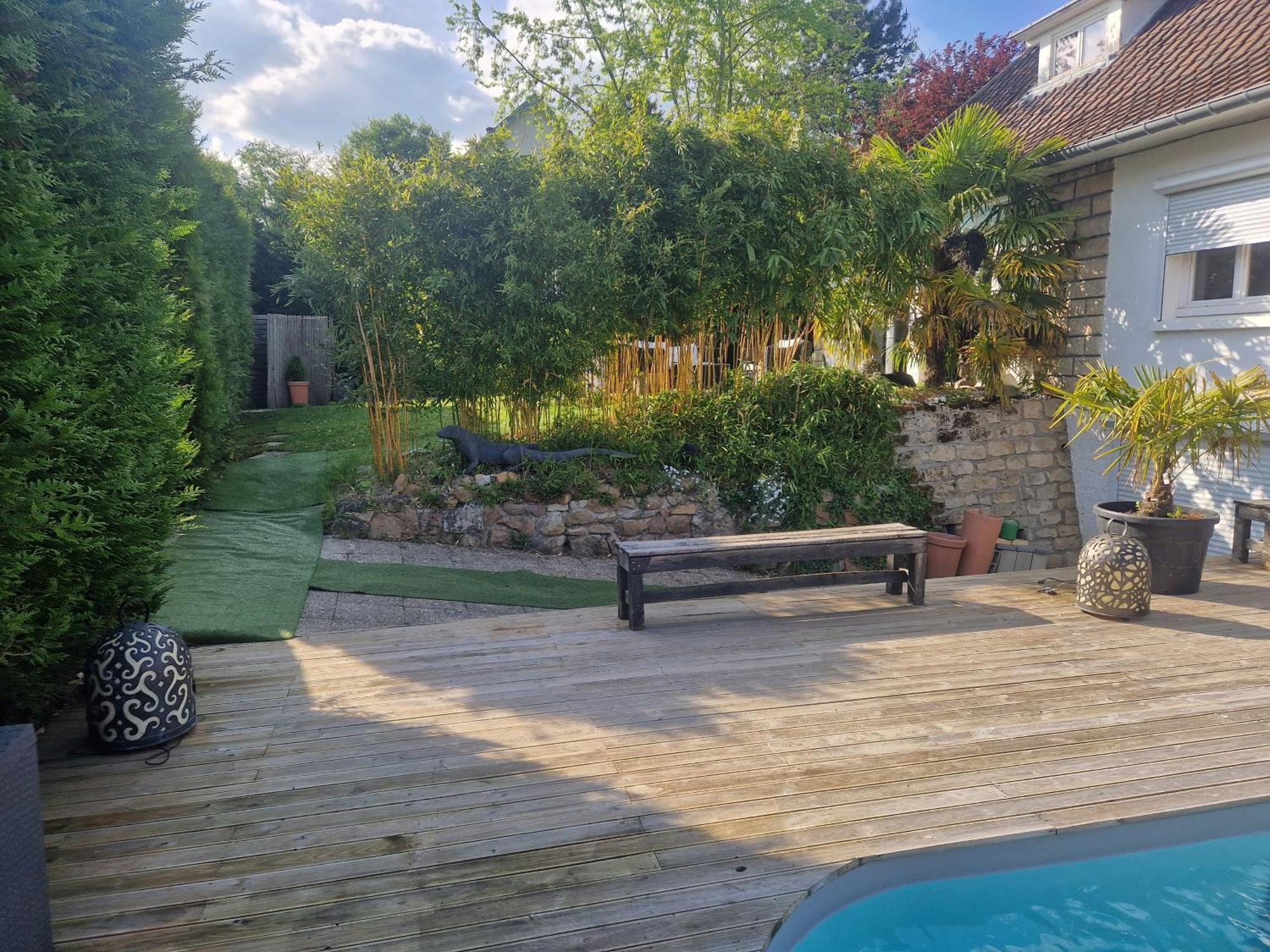 La Serenite Balinaise, Chambre Et Sdb Privee, Jardin , Piscine Et Jacuzzi En Saison, Pres De Chantilly, Parc Asterix Et Cdg Et Paris En 20' Orry-La-Ville Εξωτερικό φωτογραφία